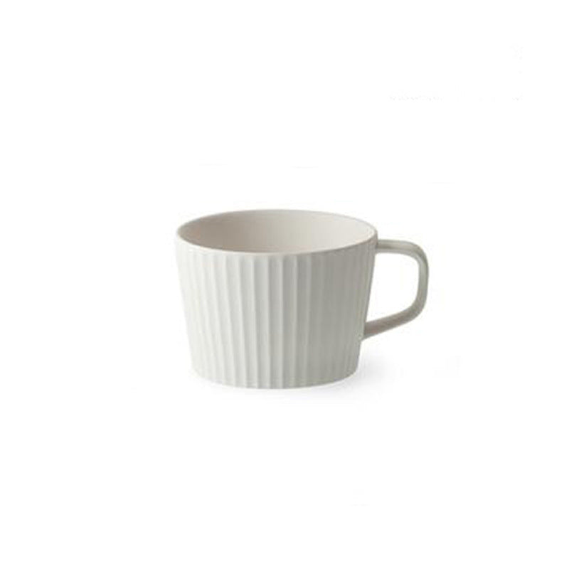 Coffee cup with stripes