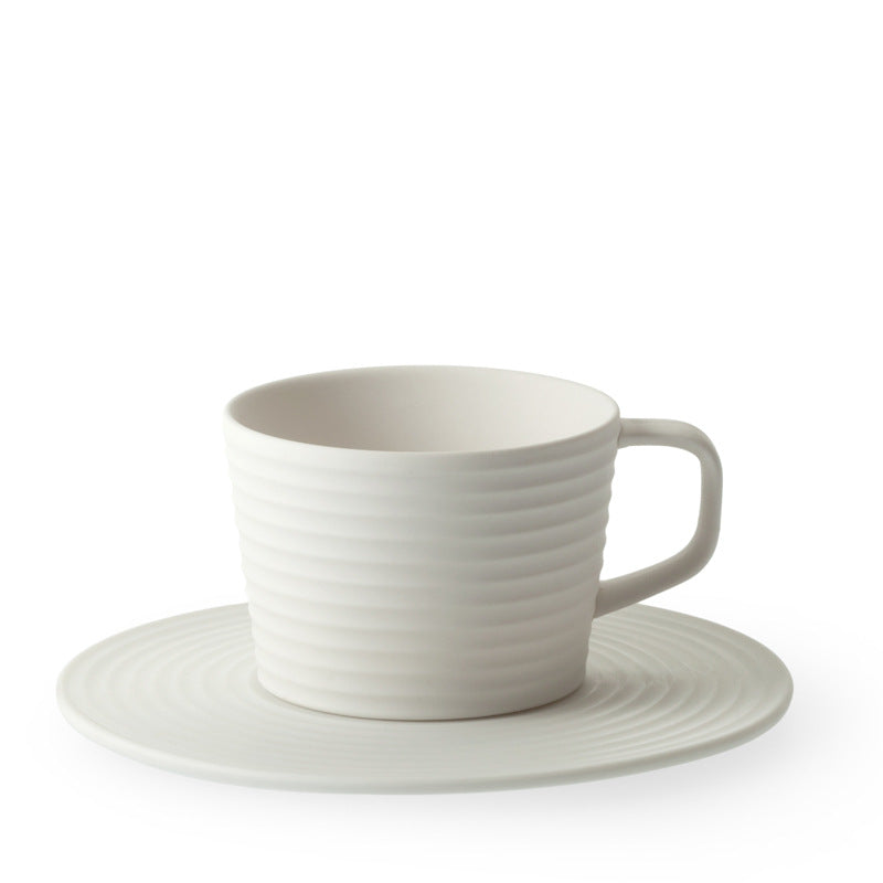 Coffee cup with stripes
